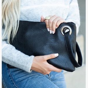 Black Oversized Clutch